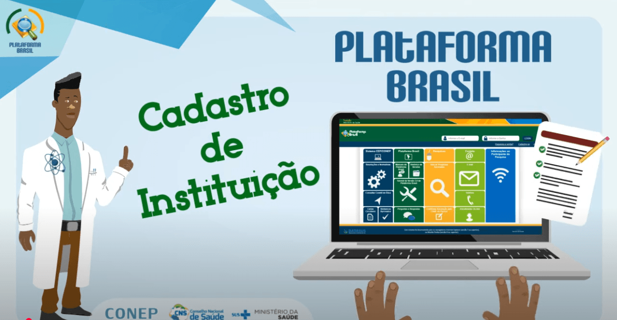 Cadastro de instituição:
