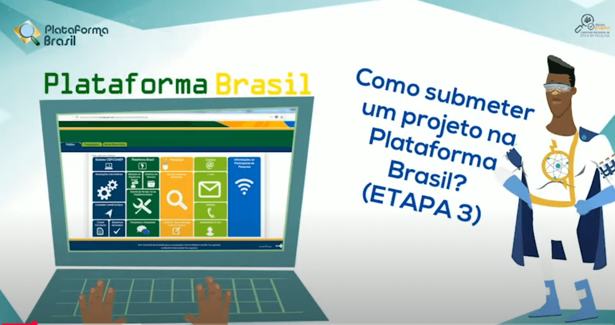 Submissão de Projeto na Plataforma Brasil – Etapa 3
