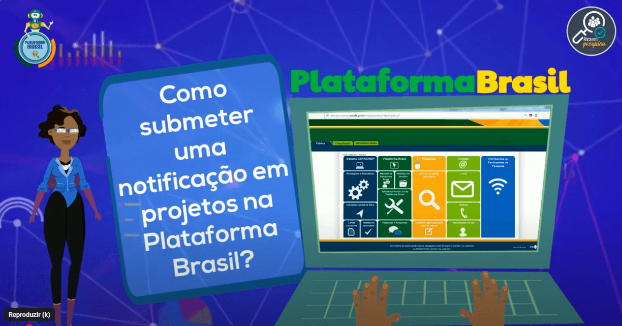 Envio de Notificação na Plataforma Brasil