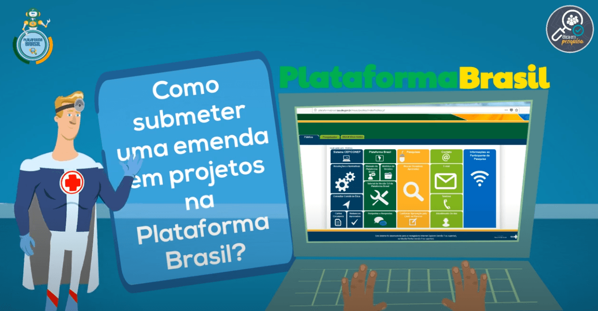 Submissão de Emenda na Plataforma Brasil – Etapa 1